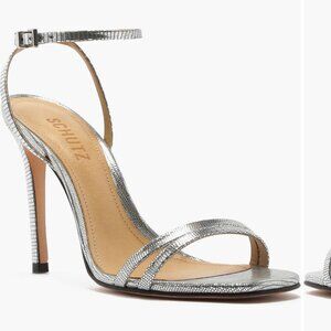 SCHUTZ Altina Sandal - Size 8.5 Silver